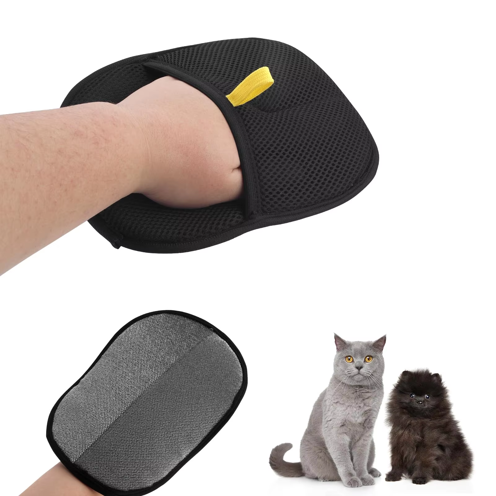 Outil d'épilation pour animaux de compagnie, gants d'élimination statique réutilisables, gants de to