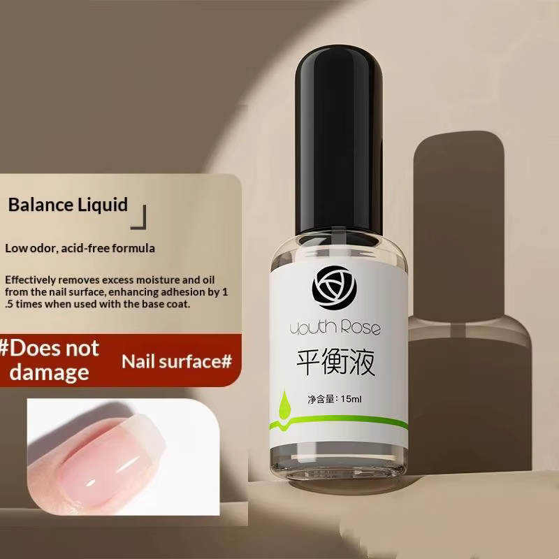 Gel de renforcement transparent 15 ml, base et couche de finition, gel d'extension auto-nivelant, ve