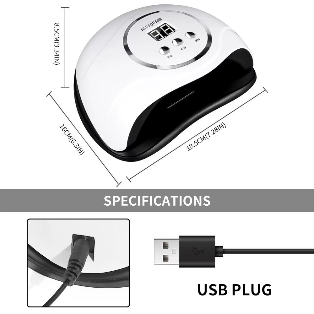 Lampe à ongles professionnelle LED manucure lampe UV sèche-ongles pour Gel UV LED Gel Machine à ongl