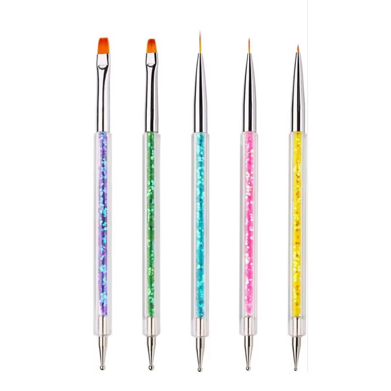 5/20 Pcs Pinceaux de Nail Art pour la Décoration, le Dessin, la Sculpture et le Dotting – Pinceaux P