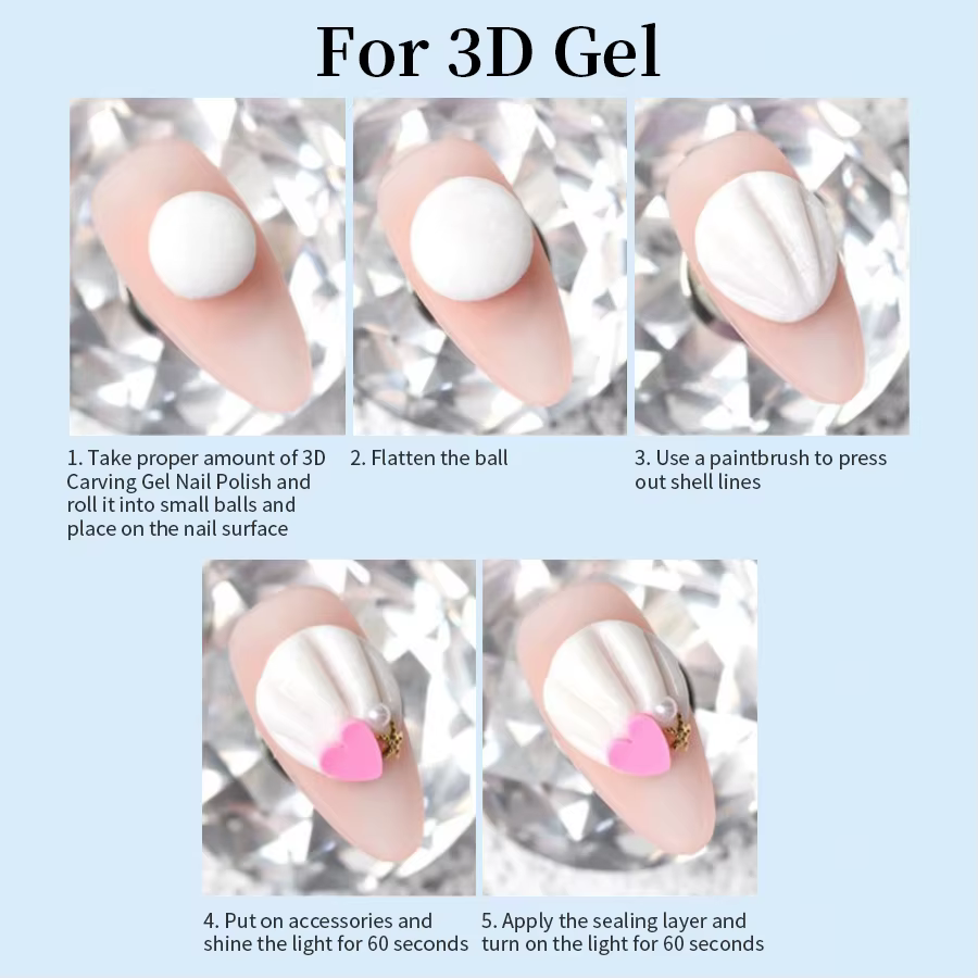 RSNAIL 5g solide sculpté Gel vernis à ongles antiadhésif main moulage Gel tremper UV/LED Nail Art cl