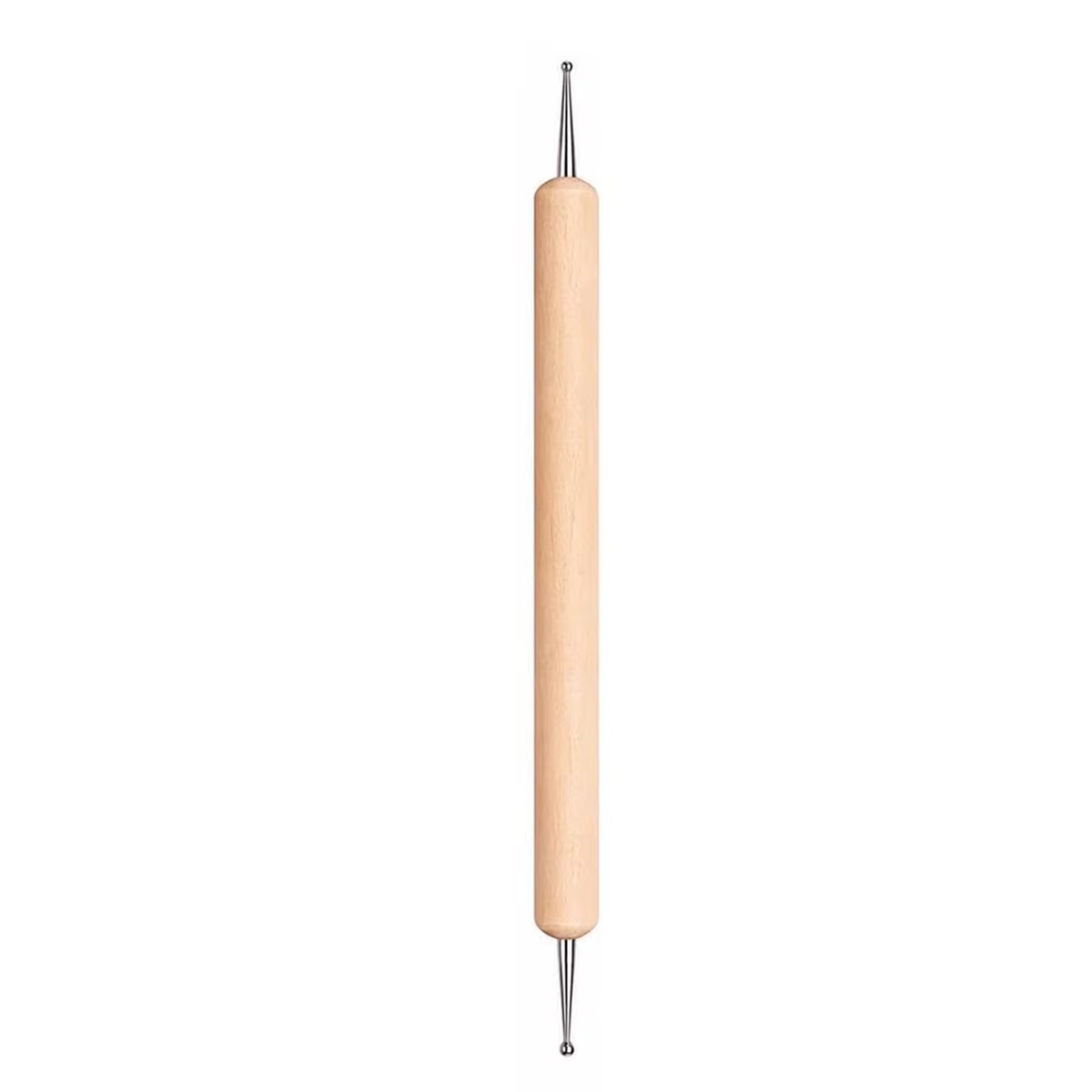 Stylo à points pour la décoration florale des ongles - Outil artistique à pointe sphérique en acier 