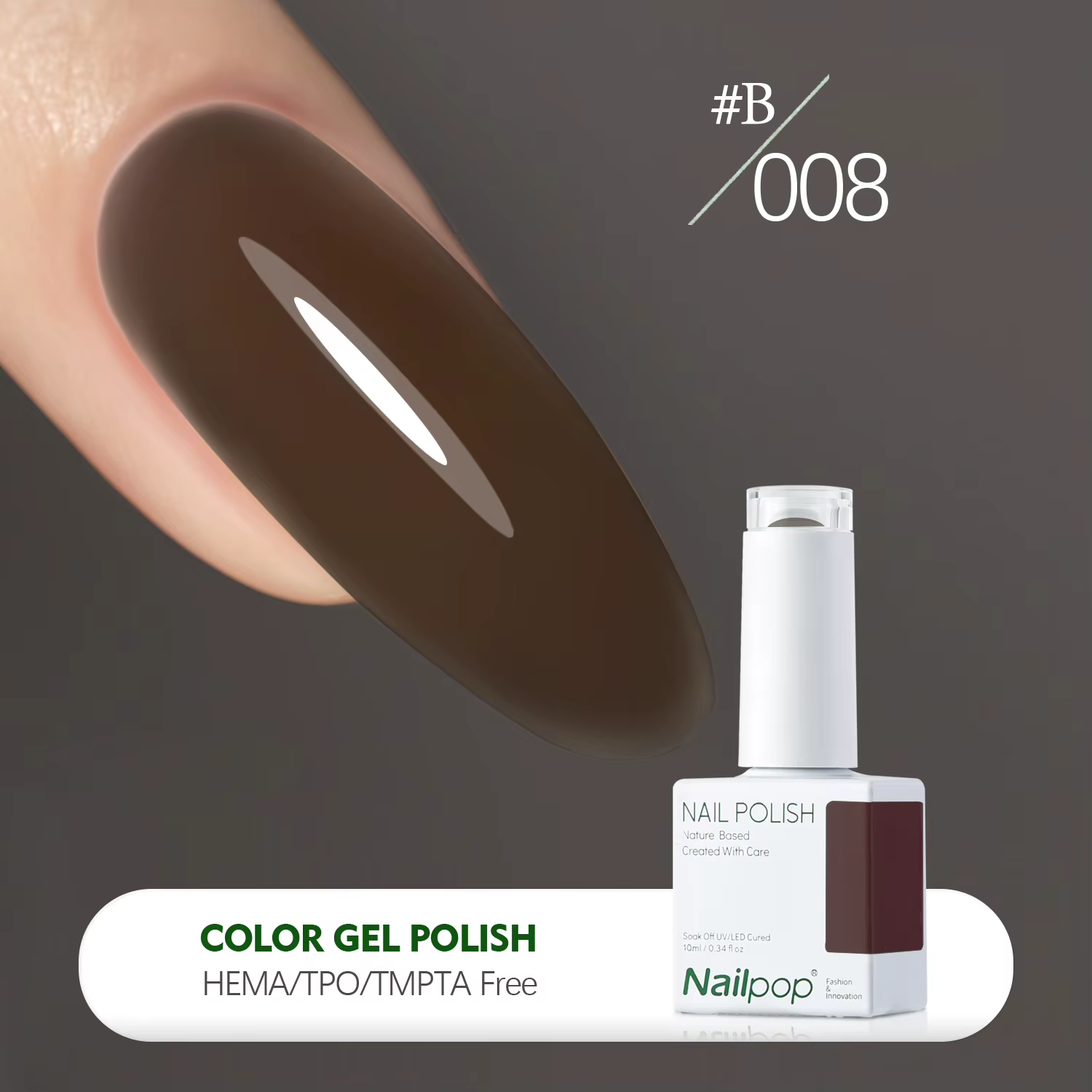 Nailpop – Gel Polish Été 20 Couleurs 10ml, 8 Gels Pigmentés, 12 Gels Constructeurs Transparents pour