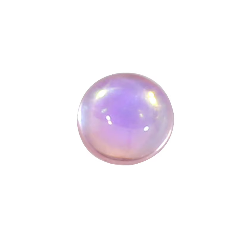 100 pièces paillettes aurore rose clair Flatback sirène perle Semi-boule bulle Nail Art strass bijou