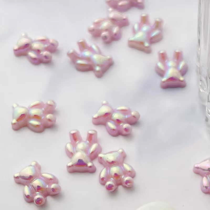 -Mini-Baroque- Perle Aurora Ornements Diamante Résine Accessoire Adorable Kiyomi Ours Ongles Conseil