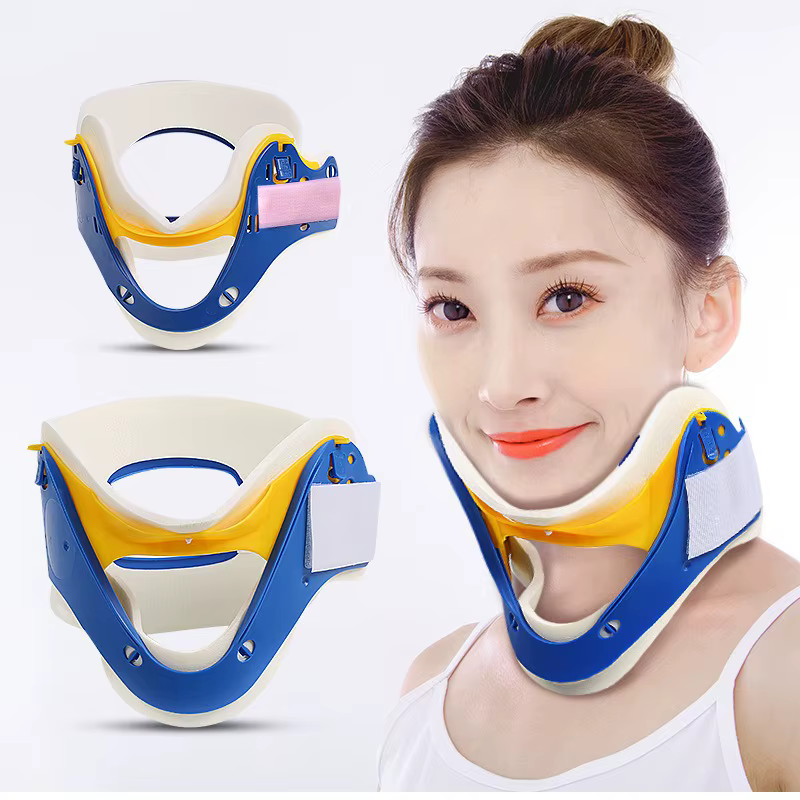 Collier médical pour le cou, Correction de la Posture cervicale, Support de Traction, Protection, civière réglable, thérapie, attelle d'orthèse de tracteur