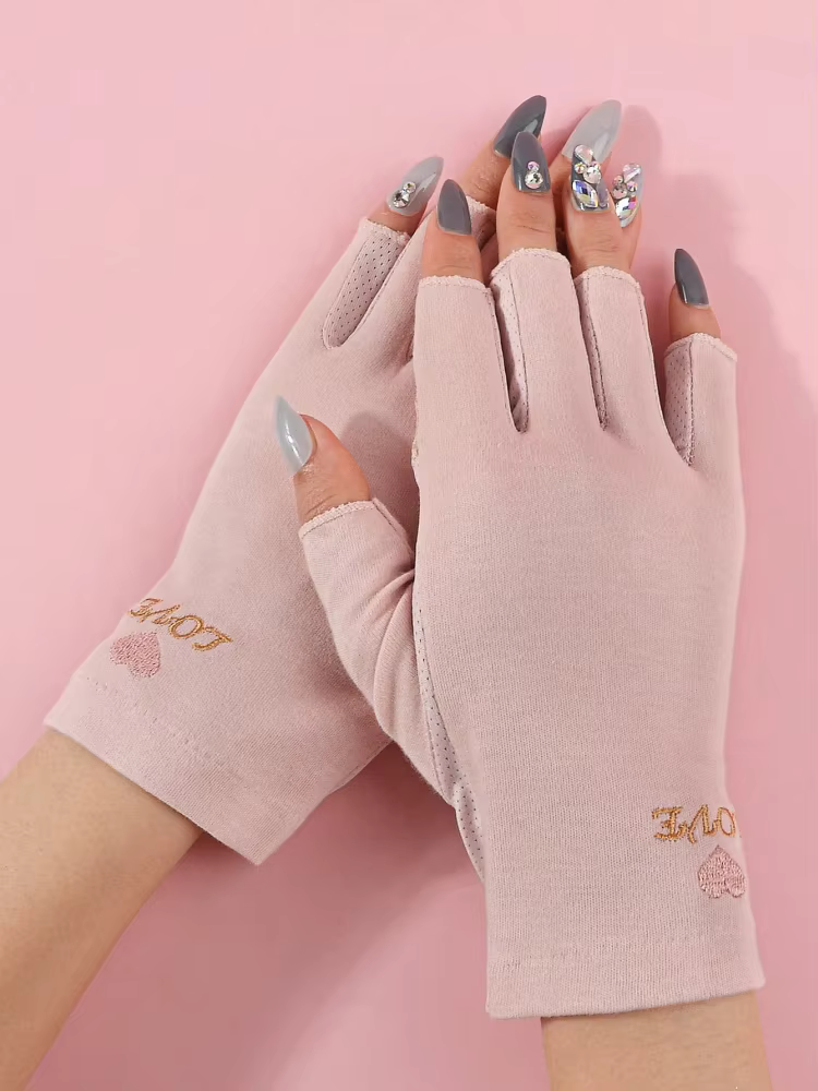 1 Paire de Gants Anti-UV pour Ongles