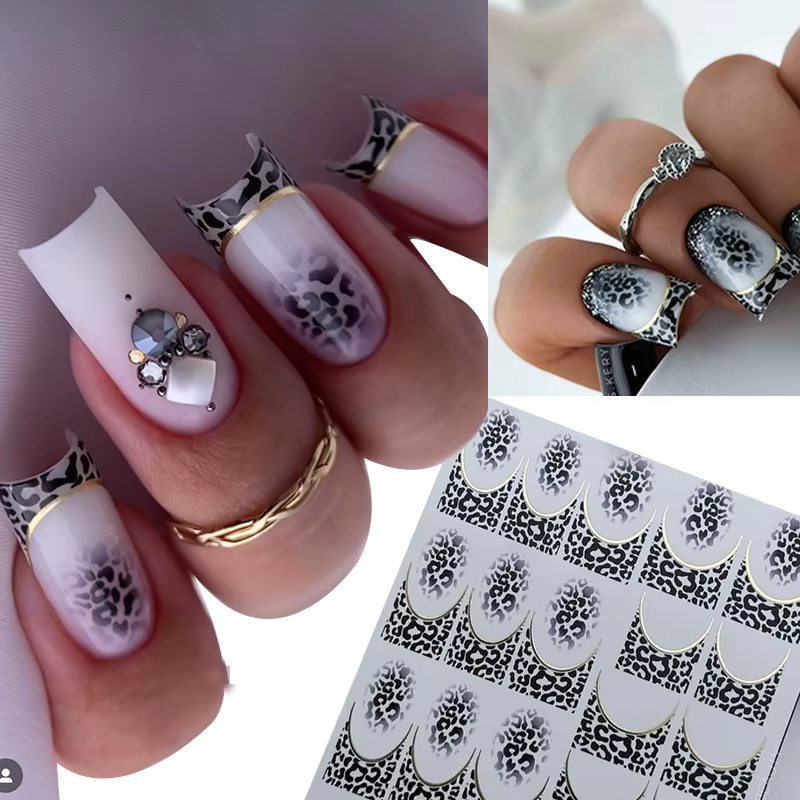 Autocollants auto-adhésifs pour ongles