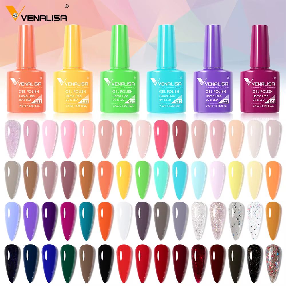 VENALISA 7.5ml vernis à ongles VIP4 HEMA gratuit Semi Permanent tremper UV LED