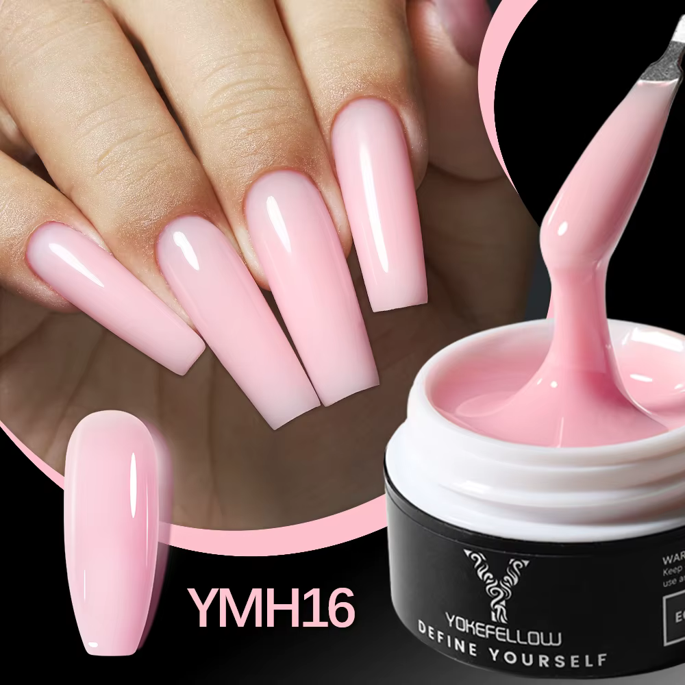 YOKEFELLOW 15g Extension pour Ongles – Tenue longue durée