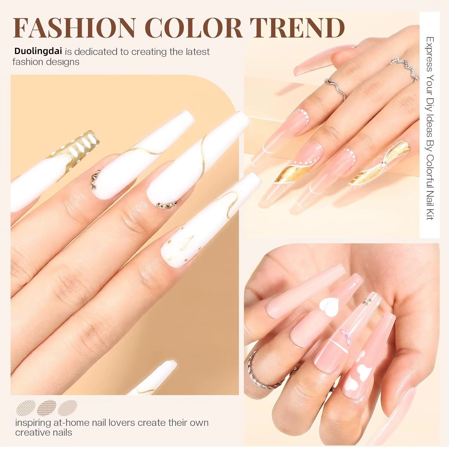 Gel d'extension d'ongles en poly pour allonger les ongles