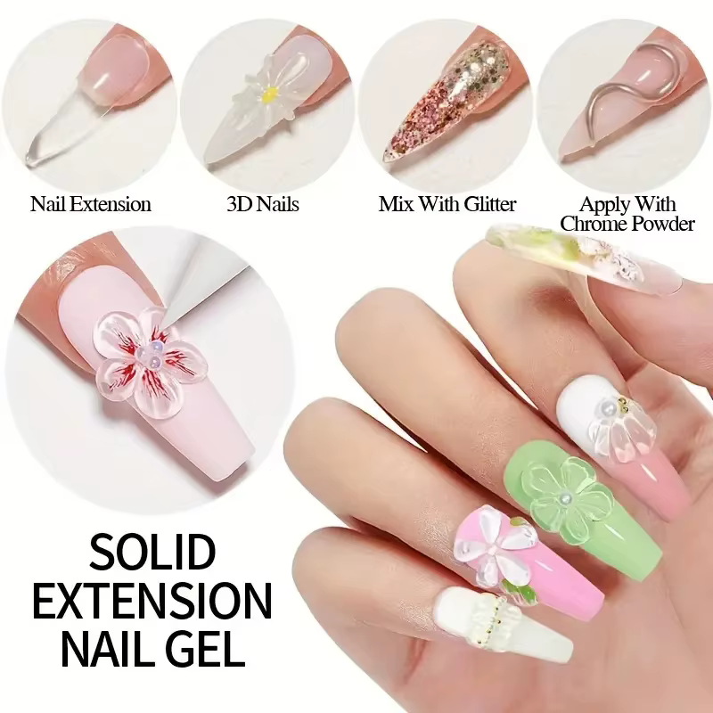 Gel de construction pour ongles 100g - Blanc laiteux