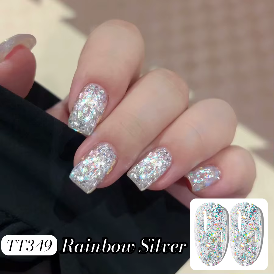 Vernis à ongles Gel coloré à paillettes