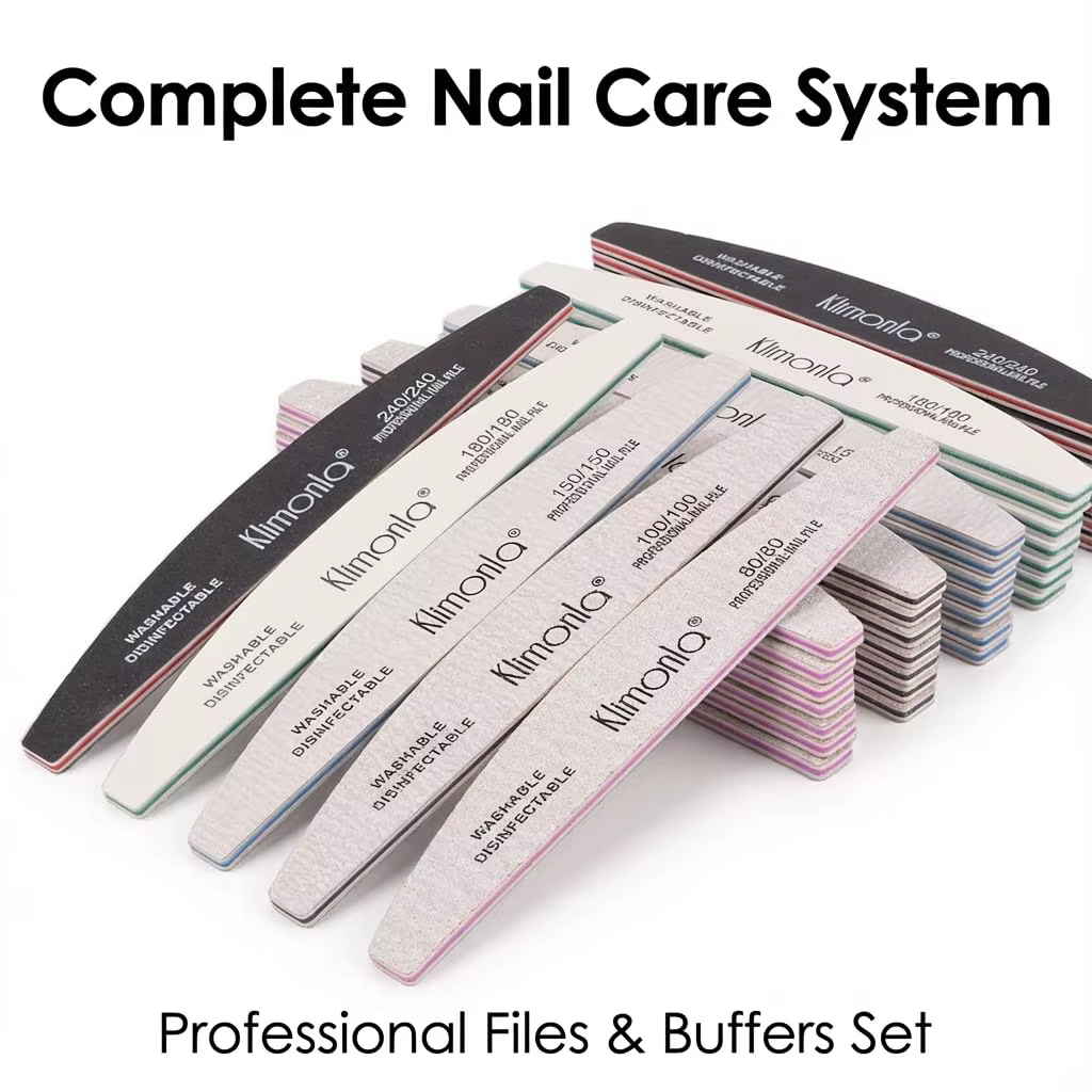 Limes à ongles professionnelles 100 180 EVA