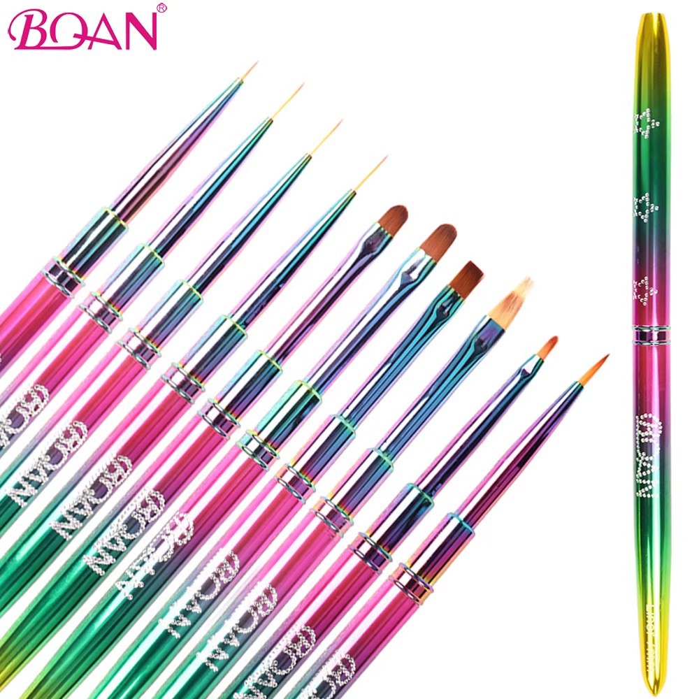 Pinceau coloré pour nail art