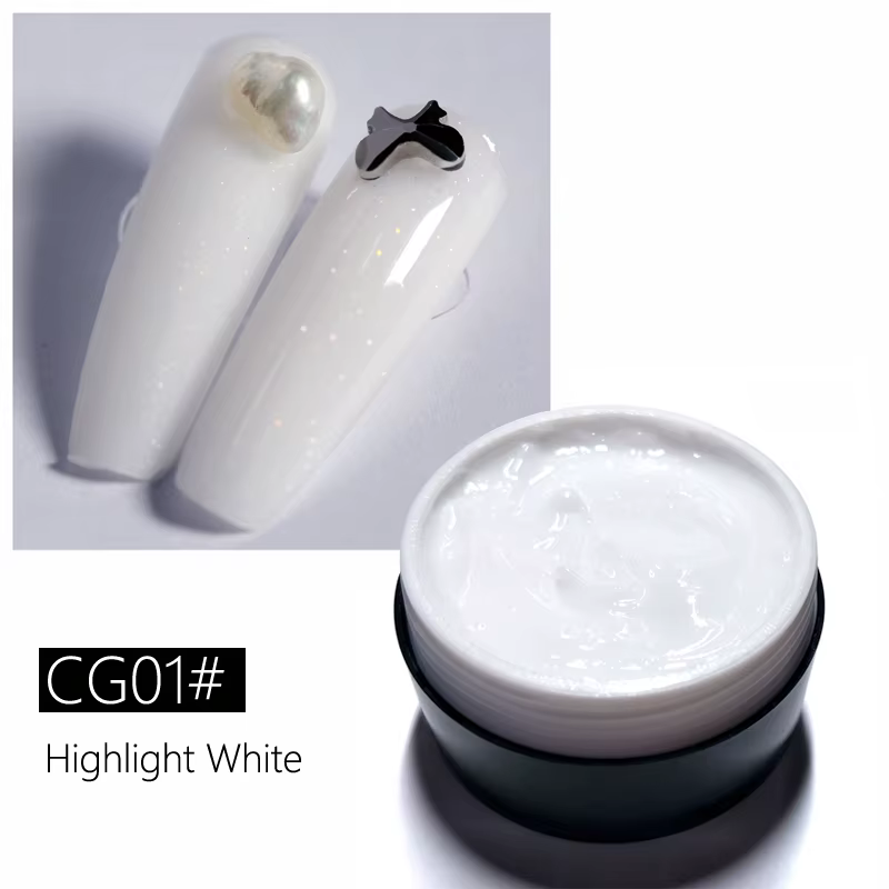 CHUNSHU gelée constructeur ongles Gel paillettes dur Gel Extension par formes d'ongles