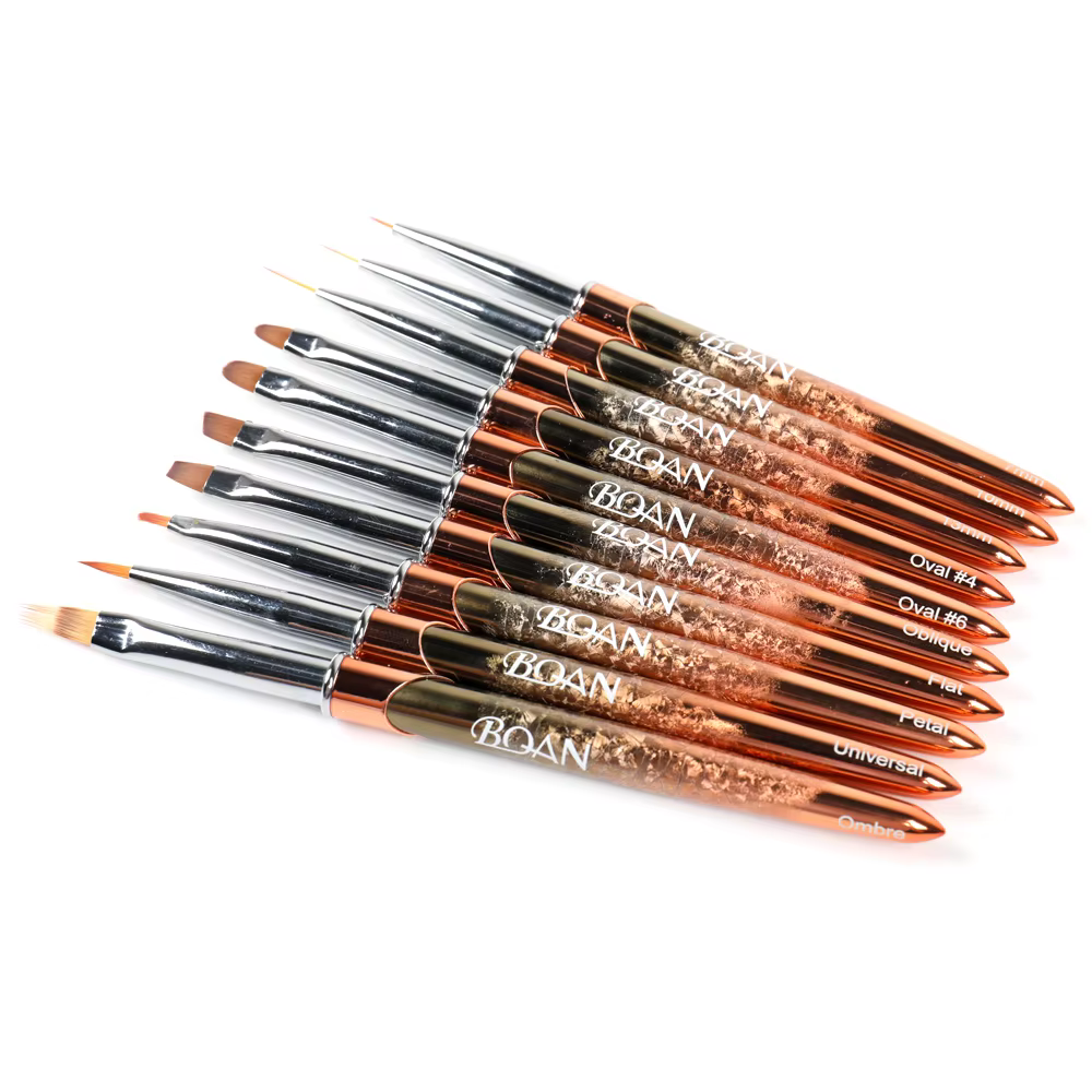 BQAN – brosse à ongles en or Rose