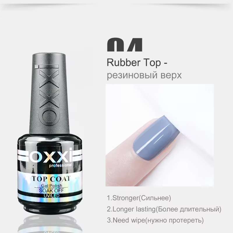 OXXI 15ml Base et couche de finition pour vernis Gel