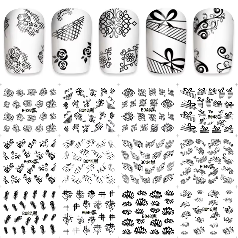 Décalcomanies à l'eau pour ongles