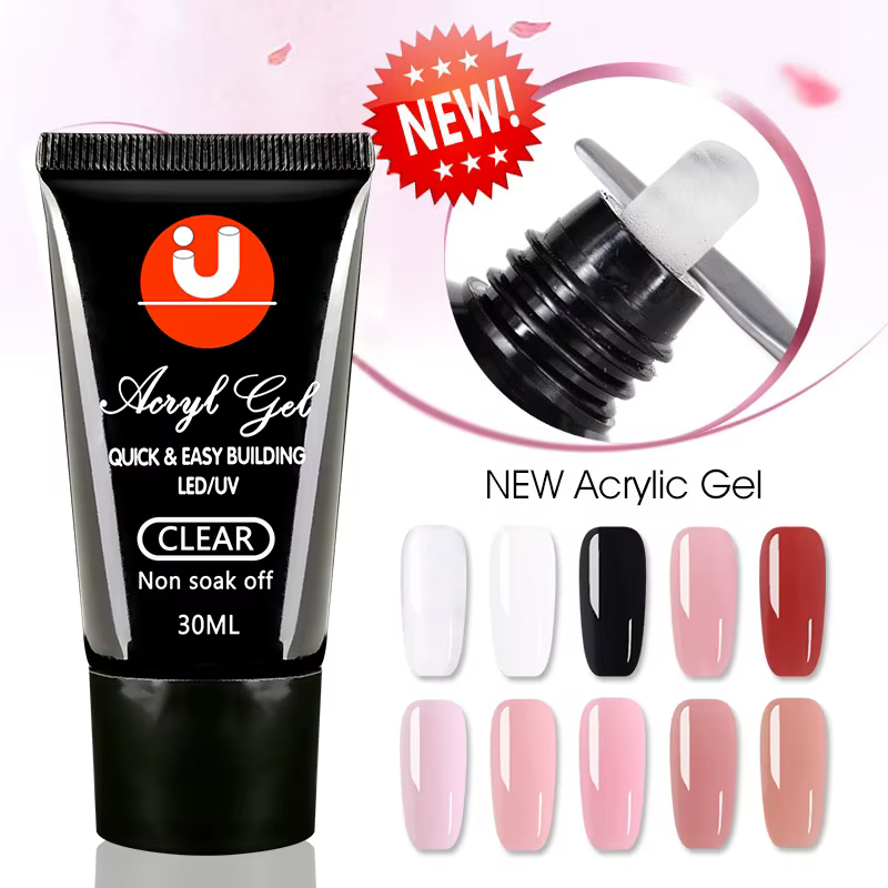 Dernière Gel acrylique 30g Poly Gel pour ongles Gel Semi-permanent pour Extension polygels Gel