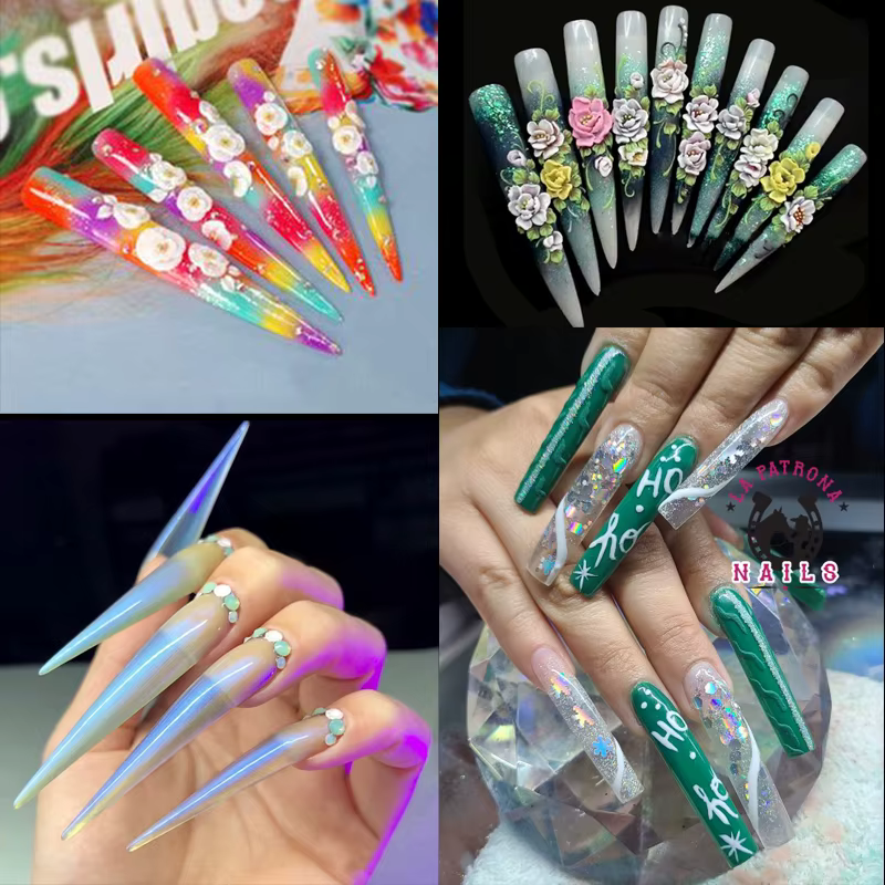 Faux ongles Stiletto Extra longs