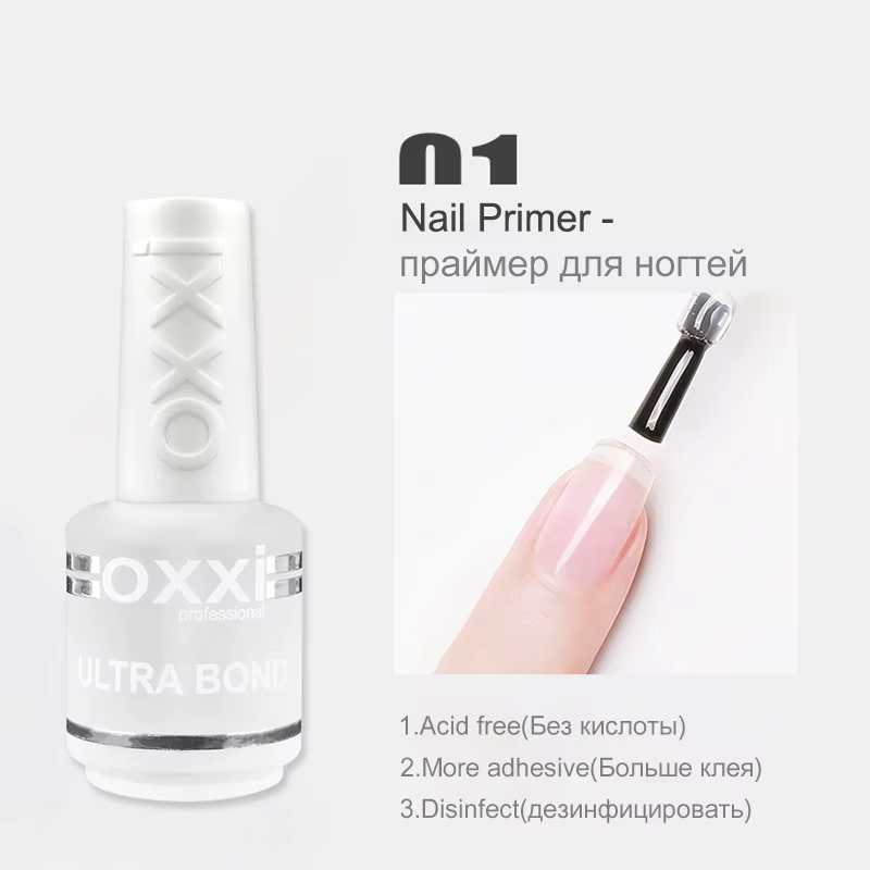 OXXI 30ml Base semi-permanente et couche de finition pour vernis à ongles Gel Nail Art
