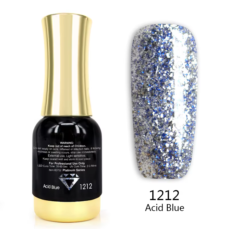 Venalisa vernis Gel Super couleur 12ml diamant brillant paillettes