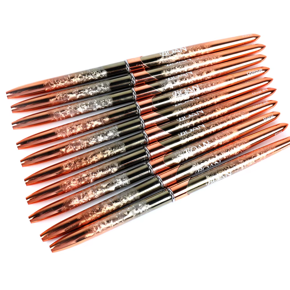 BQAN – brosse à ongles en or Rose