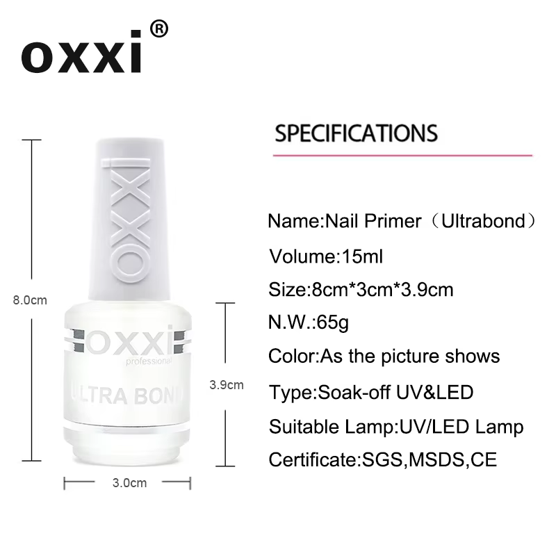 OXXI dernière 15ml apprêt pour ongles vernis uv Semi-permanent Gel
