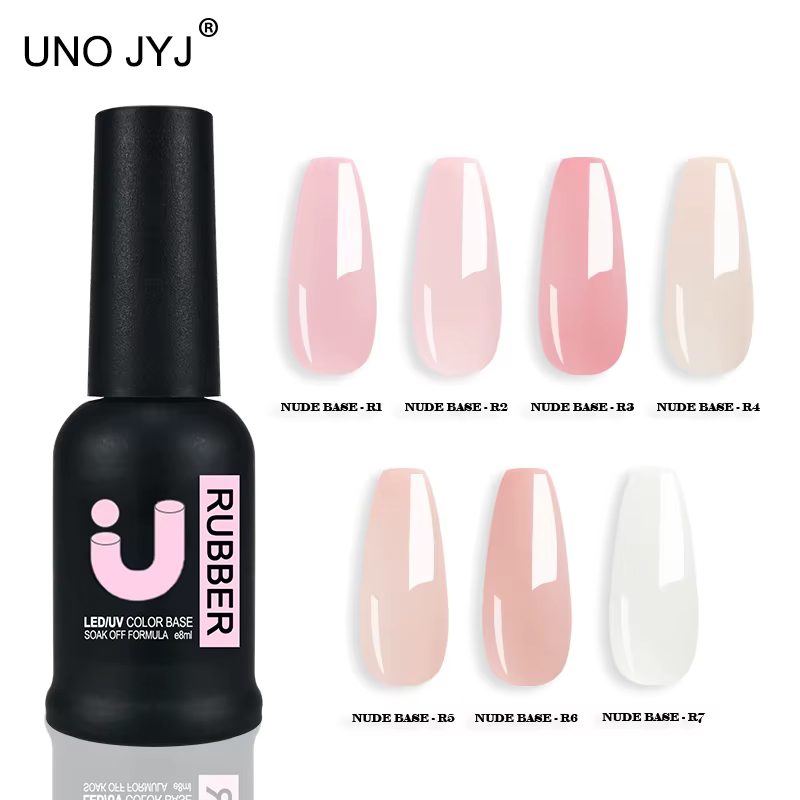 Vernis à ongles Gel Base en caoutchouc nu 8ml