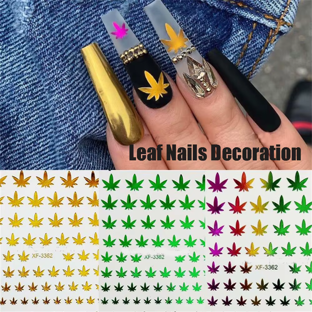Autocollants adhésifs 3D pour Nail Art