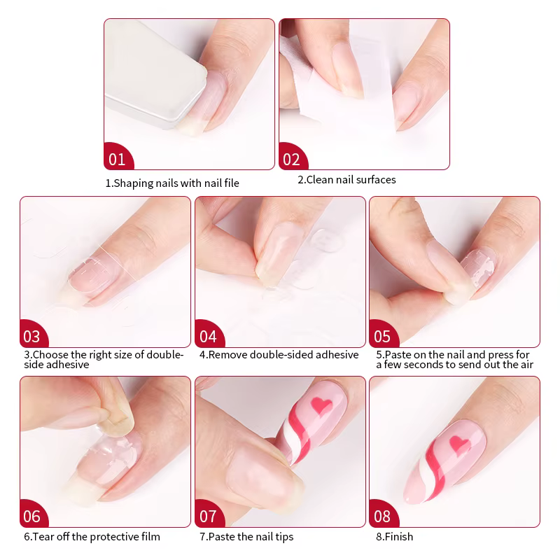 Faux ongles de Style français