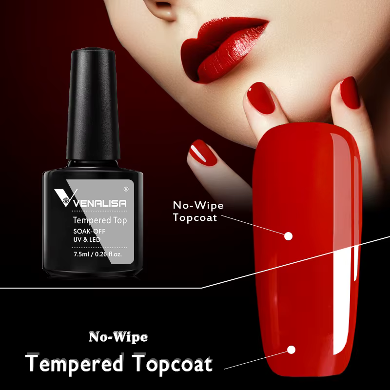 # 70916 Venalisa nail art design maquillage super-flexible brillant longue durée haute brillance sans essuyage couche