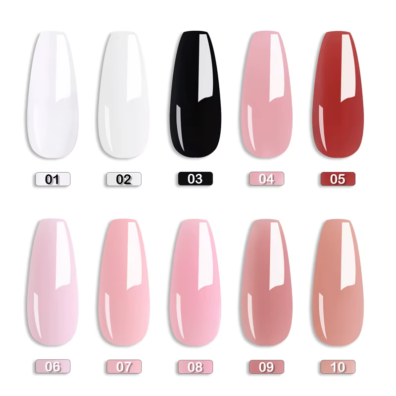 OXXI 30ml Gel acrylique Semi-permanent Poly ongles Gel manucure rapide facile Gel pour Extension uv led constructeur