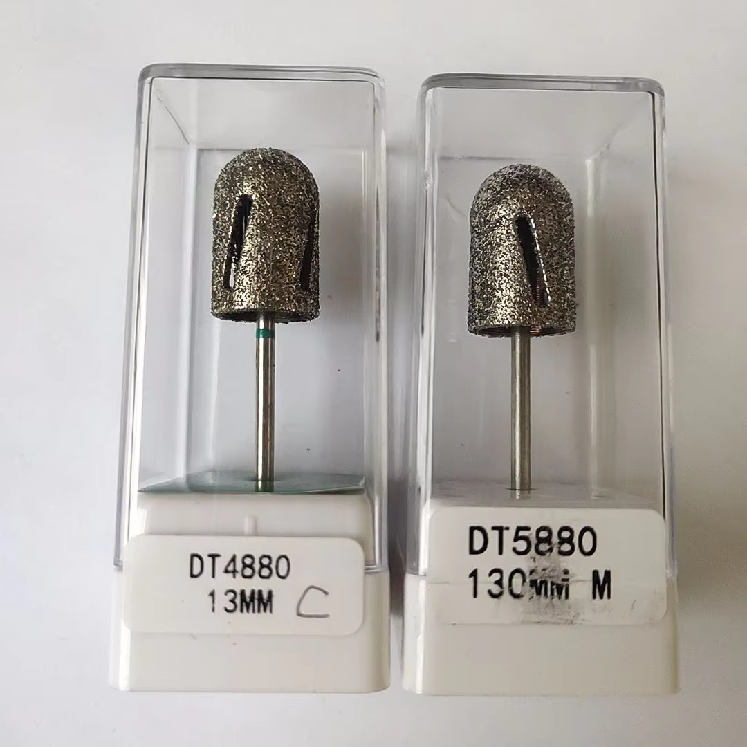 Foret à ongles diamant pédicure polissage capuchon pied callosités coupe-cuticules fraises accessoires de manucure fraisage