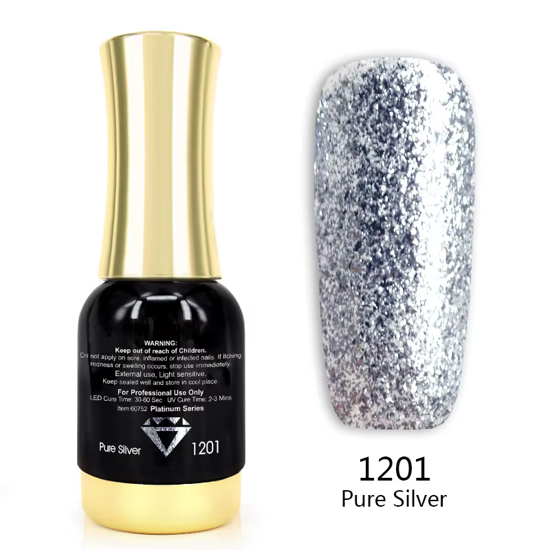 Venalisa vernis Gel Super couleur 12ml diamant brillant paillettes