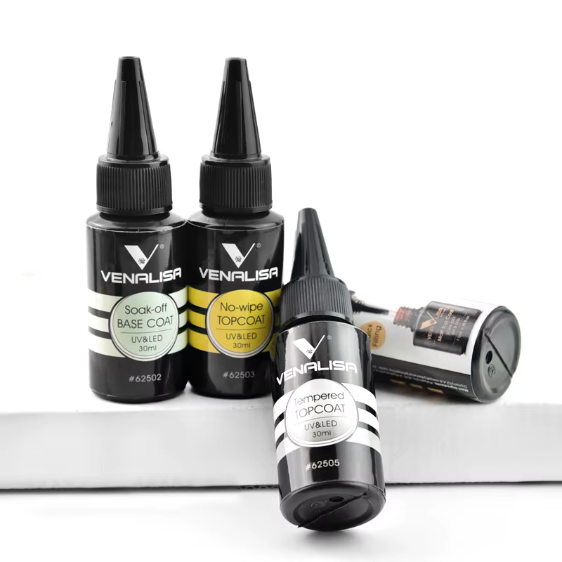 Nouveau manucure Venalisa 30ml 1oz Nowipe couche de finition tremper LED UV vernis à ongles Gel