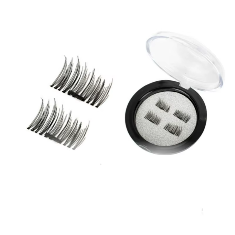 Faux-cils magnétiques 3D, Double bande, bande complète, doux, réutilisables
