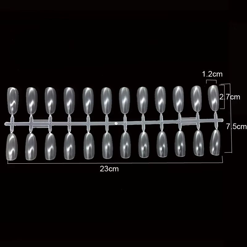 240 capsules d'échantillons de vernis à ongles transparentes
