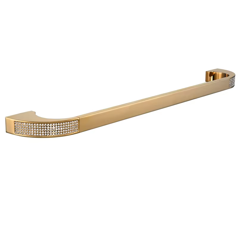 AODEYI HOAccessrespiration-Porte-brosse à dents, porte-papier, porte-serviettes, crochet pour peignoir, porte-brosse à dents Regina, ensemble de quincaillerie de bain doré ou chromé