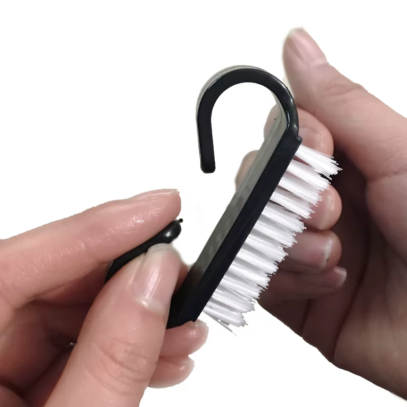 Nouveau Kit de 10 Pinceaux Noirs Professionnels pour le Nettoyage des Ongles
