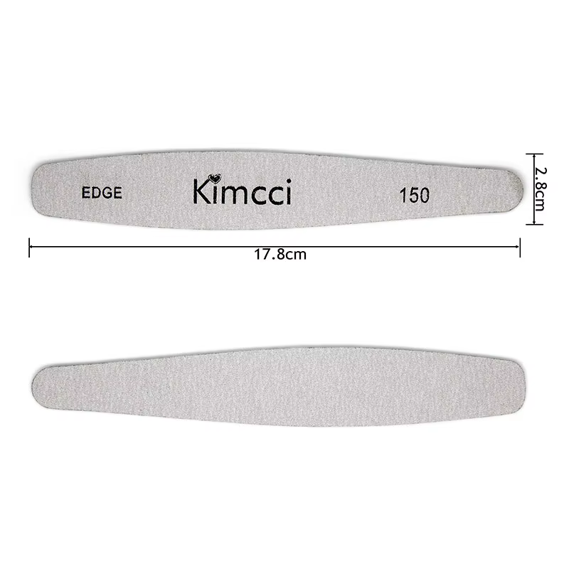 Kimcci 25 pièces/lot offre spéciale limes à ongles de qualité supérieure ensemble d'outils de manucure blocs de ponçage mince tampon bord 150 fournitures de Salon d'art des ongles