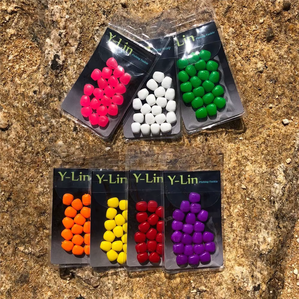 20 pièces carpe pêche flottant faux maïs tigre noix Pop Up Boilies cheveux plates-formes mouche appât Imitation maïs appâts artificiels leurres