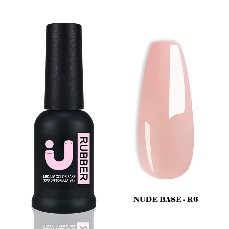 Vernis à ongles Gel Base en caoutchouc nu 8ml