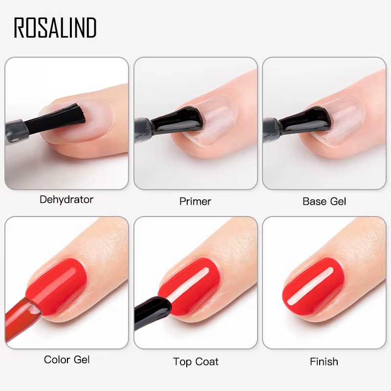 ROSALIND 15ML déshydrateur d'ongle Gel vernis apprêt à ongles pas besoin de durcissement à l'air sec