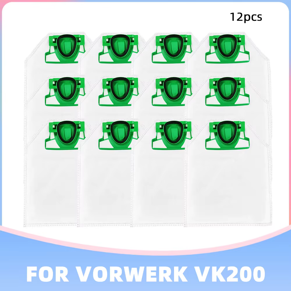 Sac à poussière de remplacement pour aspirateur Vorwerk Kobold VK200 FP200, sac filtrant, accessoires, pièces de rechange