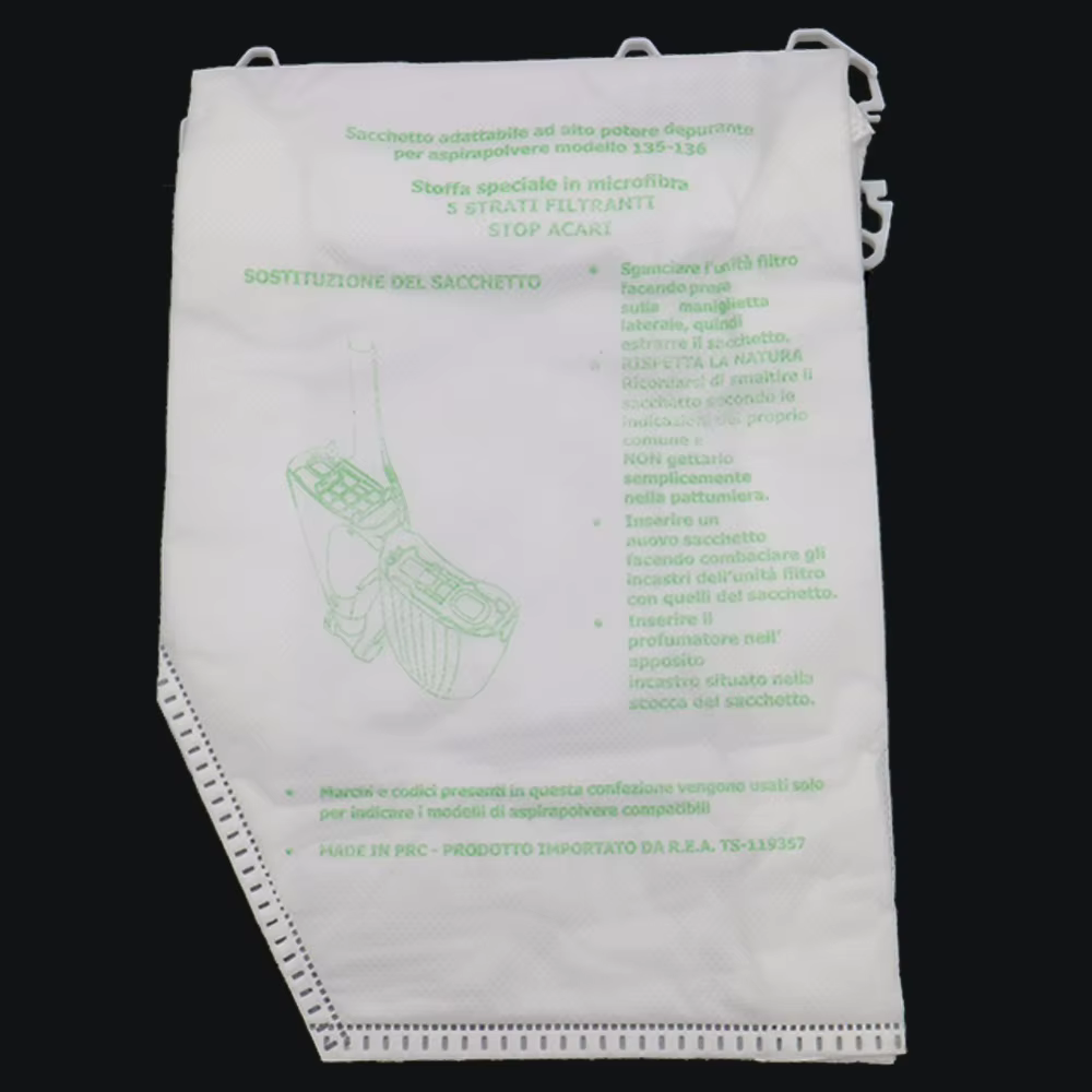 Kit d'accessoires pour Vorwerk Kobold VK135 VK136, sacs à poussière pour aspirateur Vorwerk + microfiltres hygiéniques + Profumin