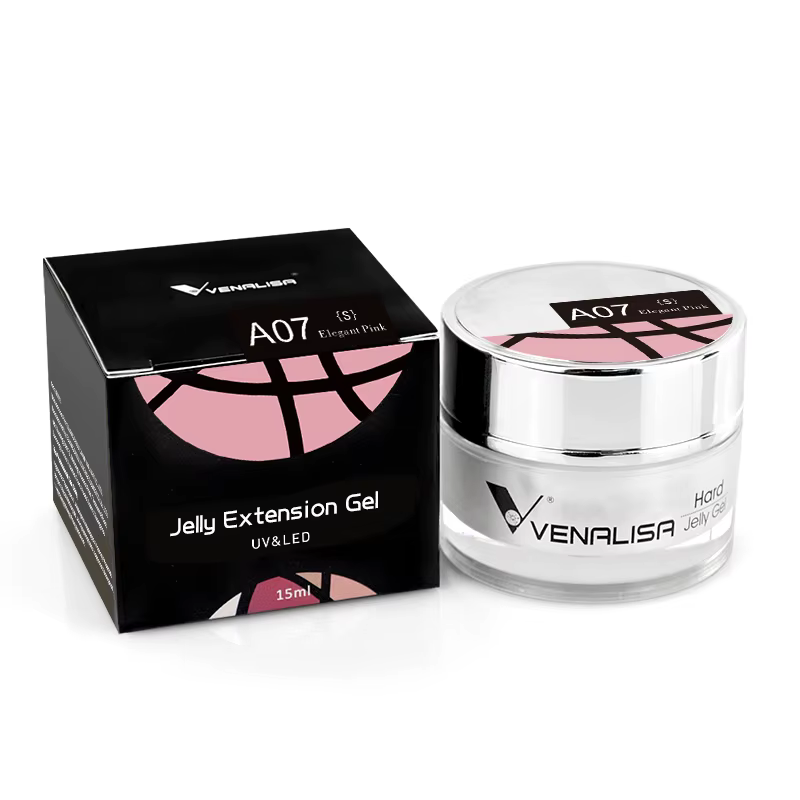 VENALISA Gel d'extension de couleur claire perle Glittle Gel Canni approvisionnement Camouflage fixation gelée Gel pour ongles Gel acrylique auto-nivelant