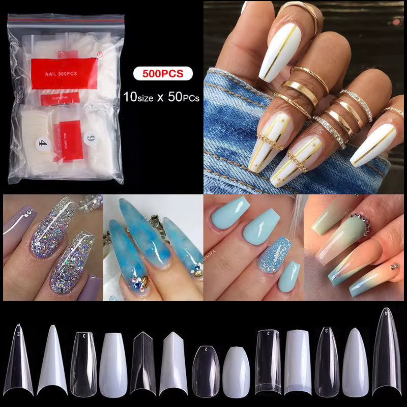 Faux-ongles en forme de cercueil pour Ballet français