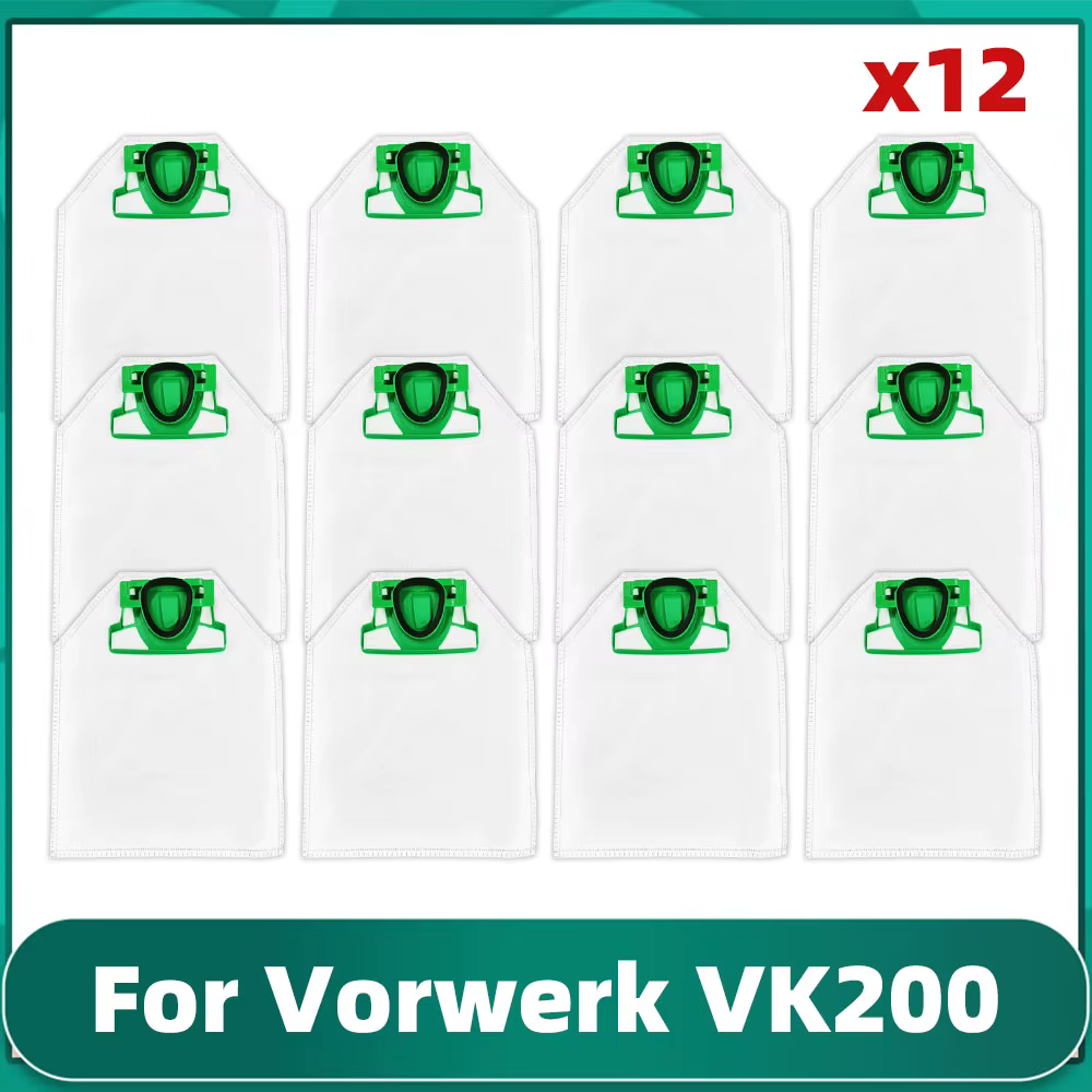 Sac à poussière de remplacement pour aspirateur Vorwerk Kobold VK200 FP200, sac filtrant, accessoires, pièces de rechange